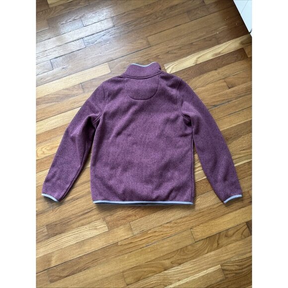 LL Bean Fleece Women’s Sienna Clay Better Sweater Pullover Snap Size S Pet - Picture 5 of 6